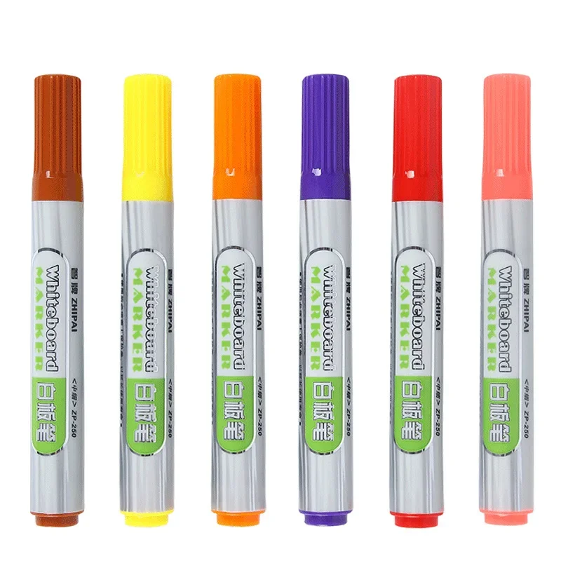 Vibrant Low-Odor Fine Tip Whiteboard Markers for Office Meetings & Planning