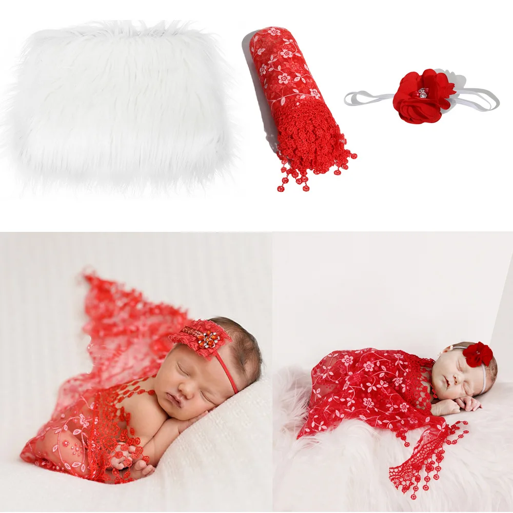 Baby Bed Blanket and Cushion Newborn Photography Props Baby Newborn Fotografia Newborn Shooting Props for Photography