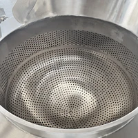 Marmite de Cuisson Industrielle avec Agitateur, Marmite Basculante Commerciale 100-600L, Marmite de Cuisson Entièrement Automatique pour Légumes et Fruits 6