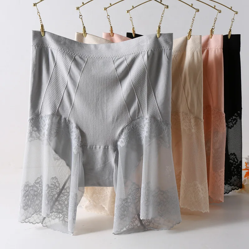 PlusSizeShortsUnderSkirtSexyLaceAntiChafingThighSafetyShortsLadiesPantsUnderwear