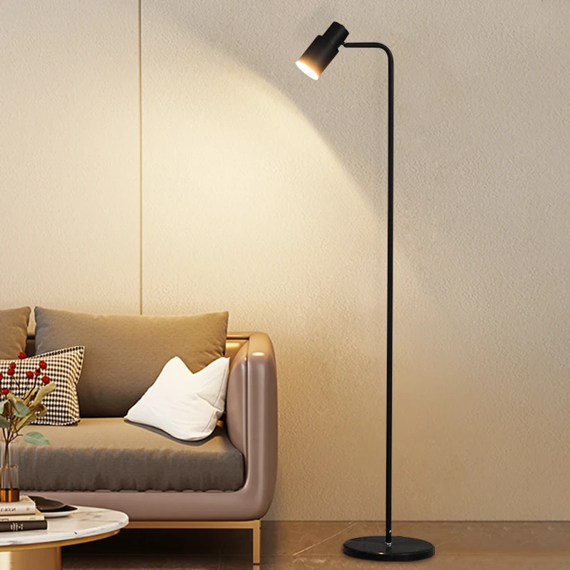 

European Living Room Floor Lamp Black Warm Lighting Minimalist Gold Floor Lamp Interior Dimmable Deco Salon Bedrooms Decorations