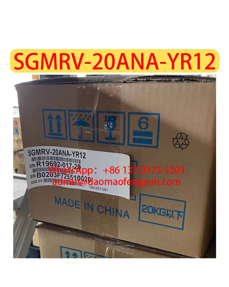 SGMRV-20ANA-YR12 Servo Motor SGMRV 20ANA YR12，ping