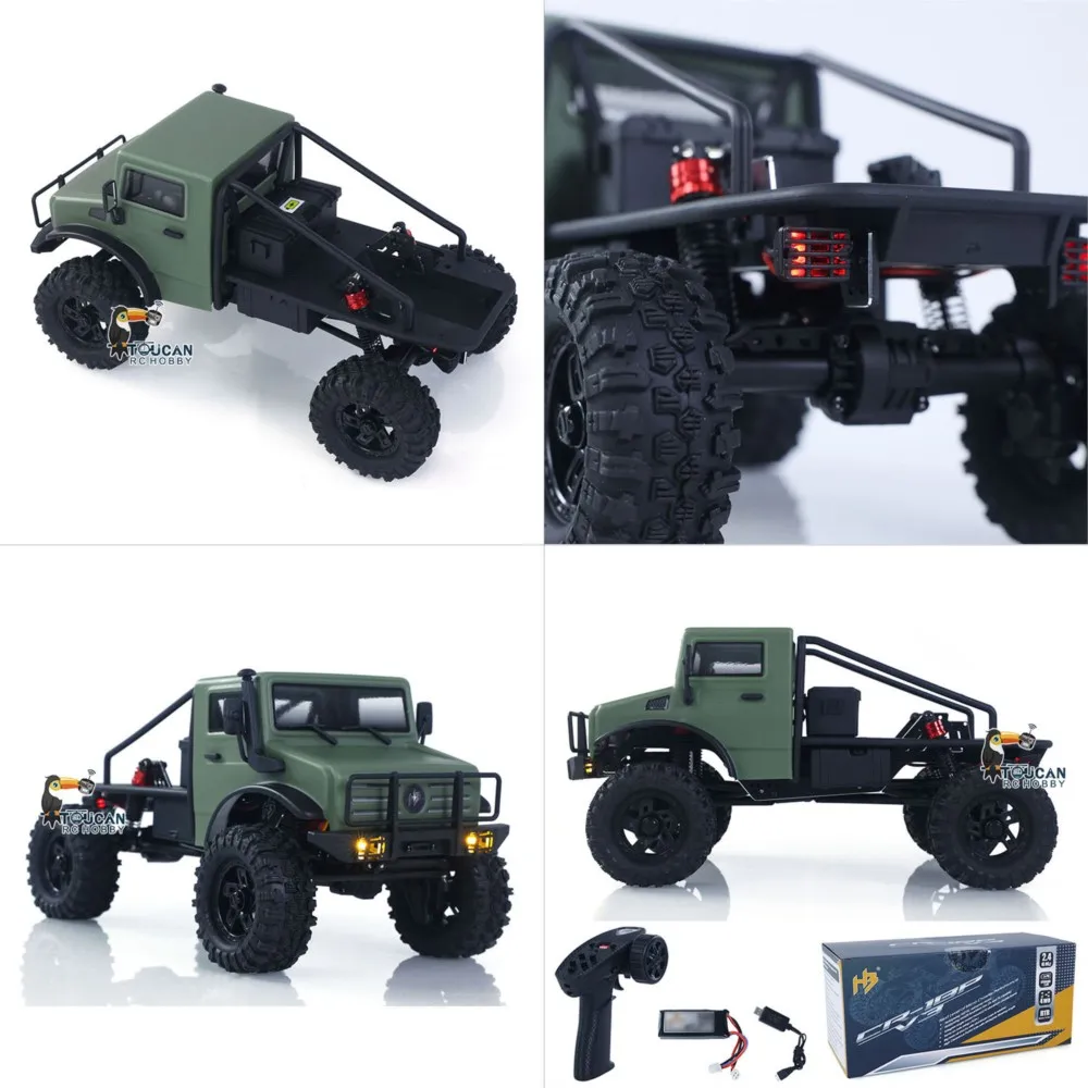 Crawler RC CR18P V3 THunter 1/18 4WD moteur brushless Hobbywing RTR sur terrain rocheux