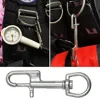 1PC 316 Stainless Steel Swivel Eye Bolt Spring Snap Hook Double Head Hook Marine Diving D Ring Snap Hooks With Swivel 5