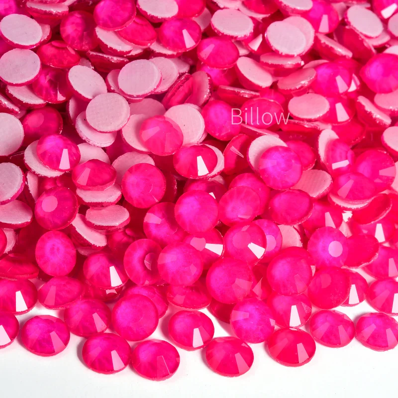 Glitter Neon Hot Fix Rhinestones стразы Strass Rhinestone Diamond DIY Sewing Accessories Crystals diamantes fijación caliente