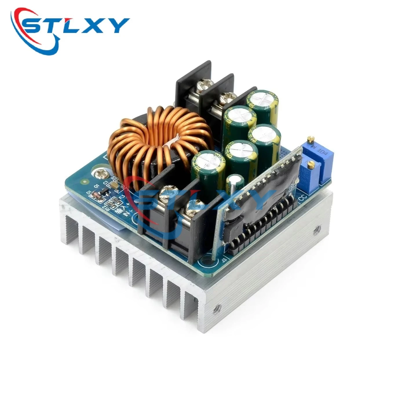 Stlxy DC-DC 스텝다운 벅 컨버터 DC 10V-60V에서 0-45V로 변환하는 정전압 정전류 조정 가능한 전원 공급 모듈 400W 1