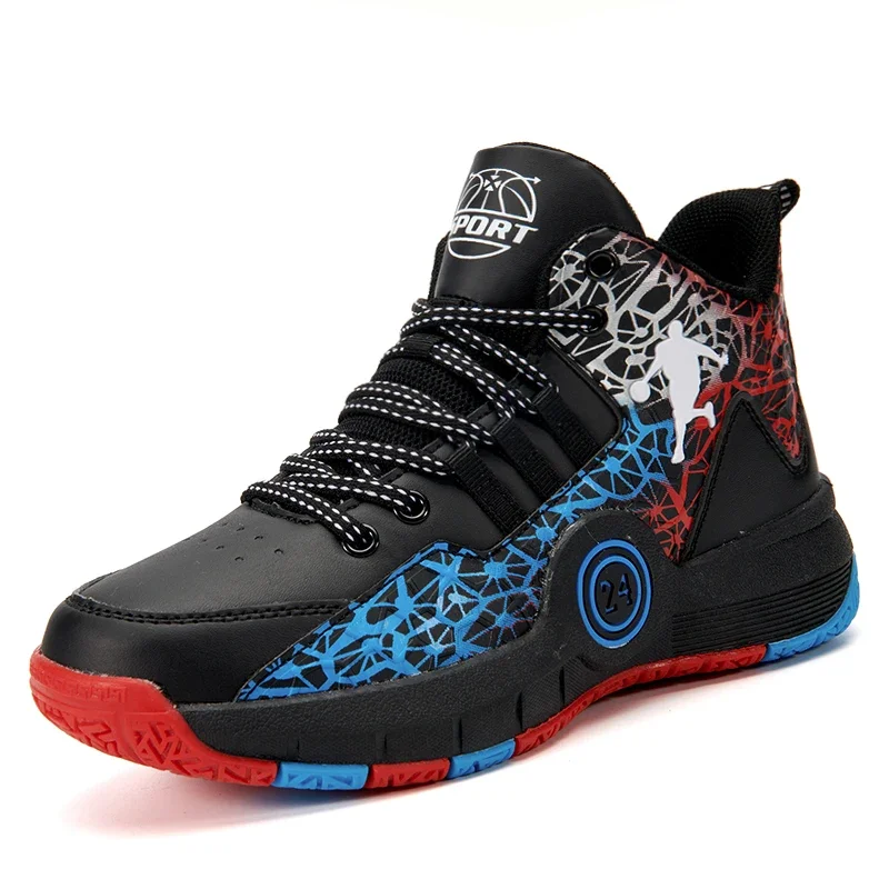 Childrens Basketball Shoes Big Size High-quality Field Sports Tennis Shoes Teen Training Trainers Kids Basketball Shoes for Boys 6