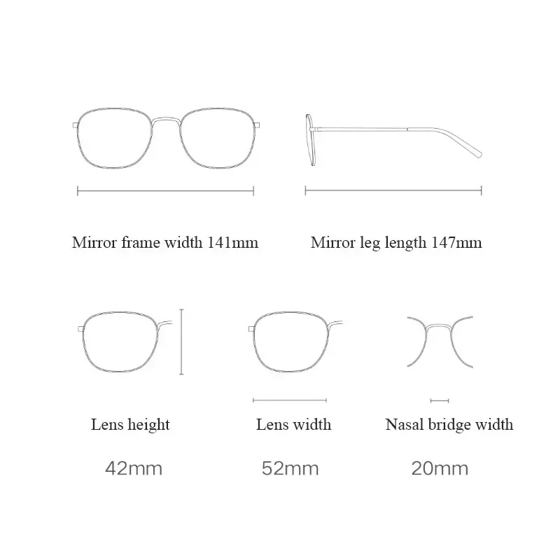 Xiaomi Mijia Anti-Blue Glasses Goggles Anti Blue Ray 40% UV Fatigue Proof Eye Protector Glasses For Man Woman Phone Computer TV 6