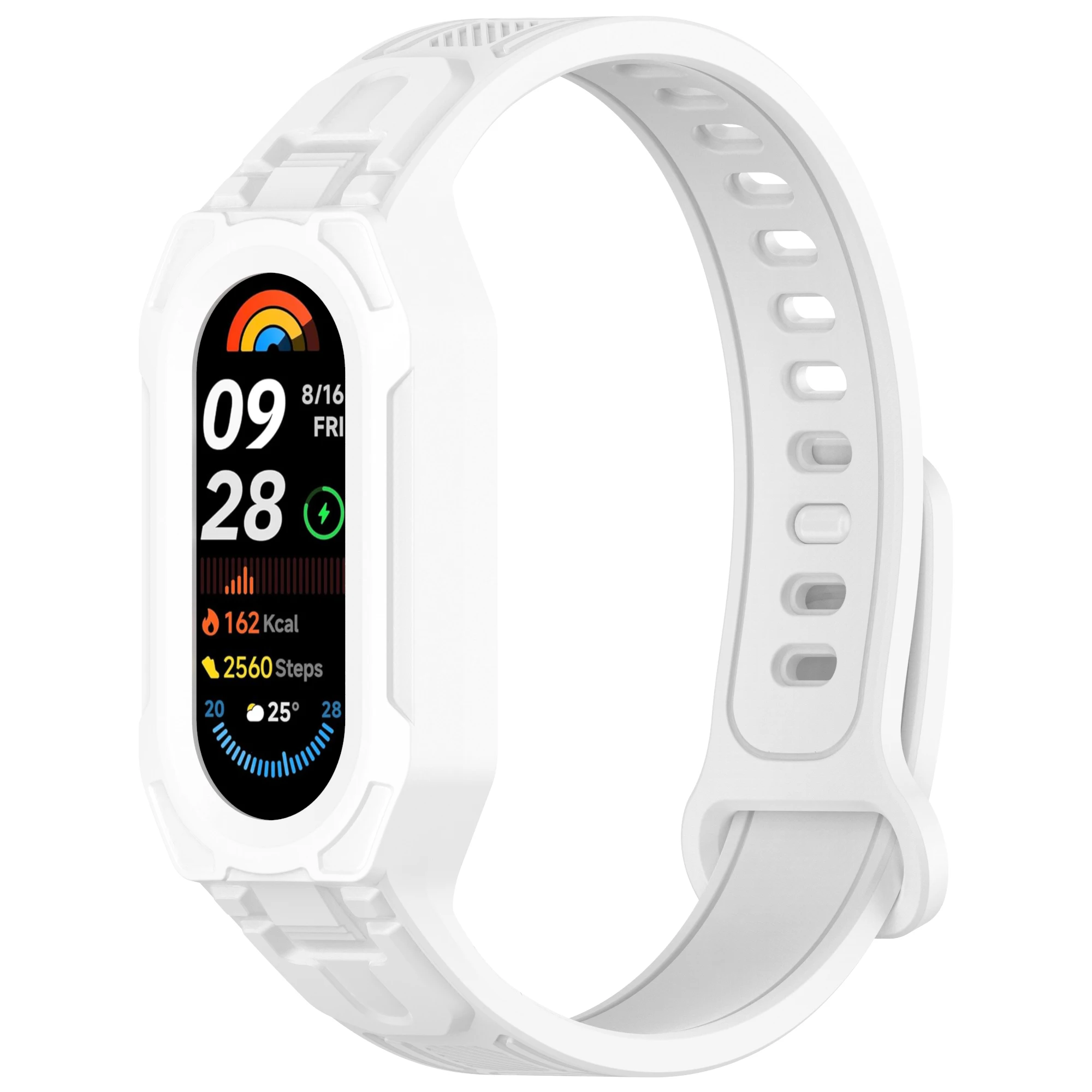Enhanced Sport Bracelet Wristband with Silicone Strap and Case