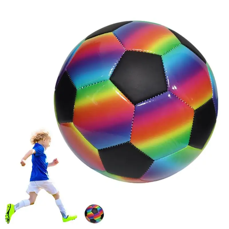 

Football Rainbow Soccer Colored Sports Soccer Outdoor And Indoor Games Football Lovers Birthday Gifts For Kids Boys Girls