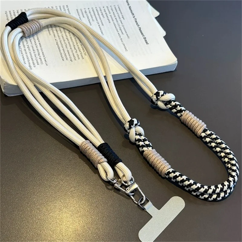 Elegant Crossbody Mobile Phone Lanyard with Stylish Hanging Chain Design