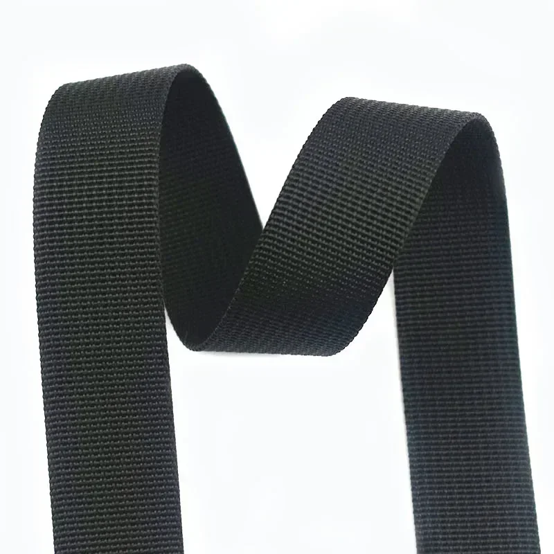 Durable Nylon Webbing Strap for Sewing and DIY Accessories, 5 Meters, 20-50mm Width
