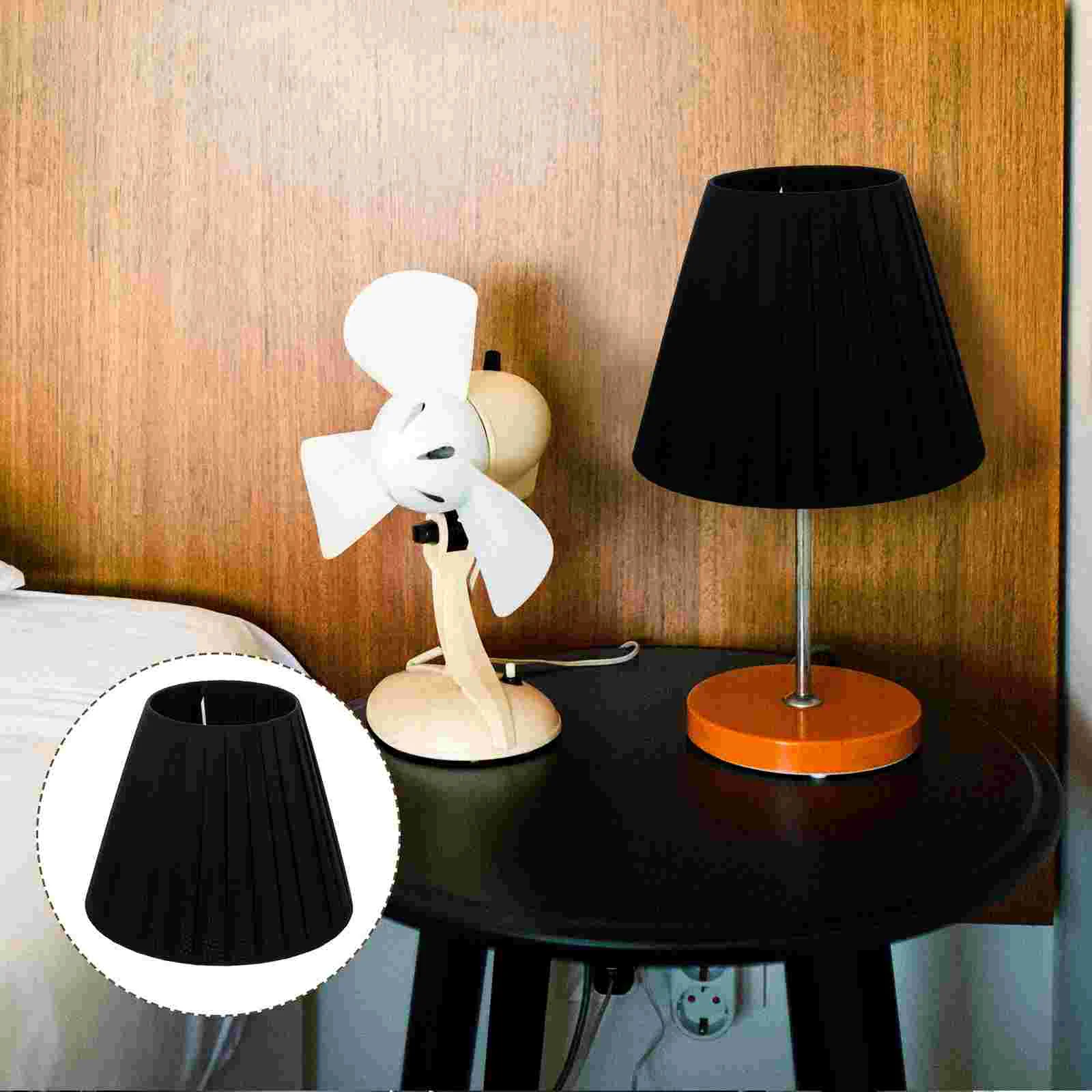 

Pleated Lamp Shade E27 Cloth Lamp Shade Fabric Table Lamp Shade Wall Lamp Shade Bedside Desktop Lamp Chandelier Protector