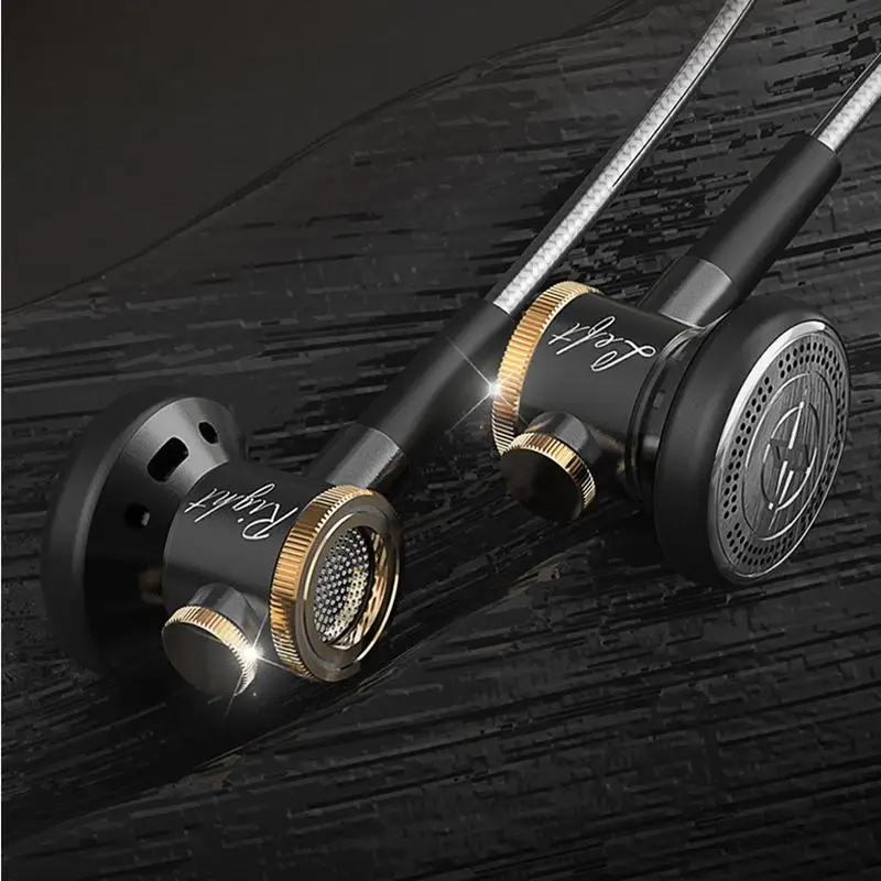 Wired In-Ear Headphones Wired In-Ear Heavy Bass Earbuds Comfortable Wear Music Supplies For Tablet Laptop Computer Mobile Phone