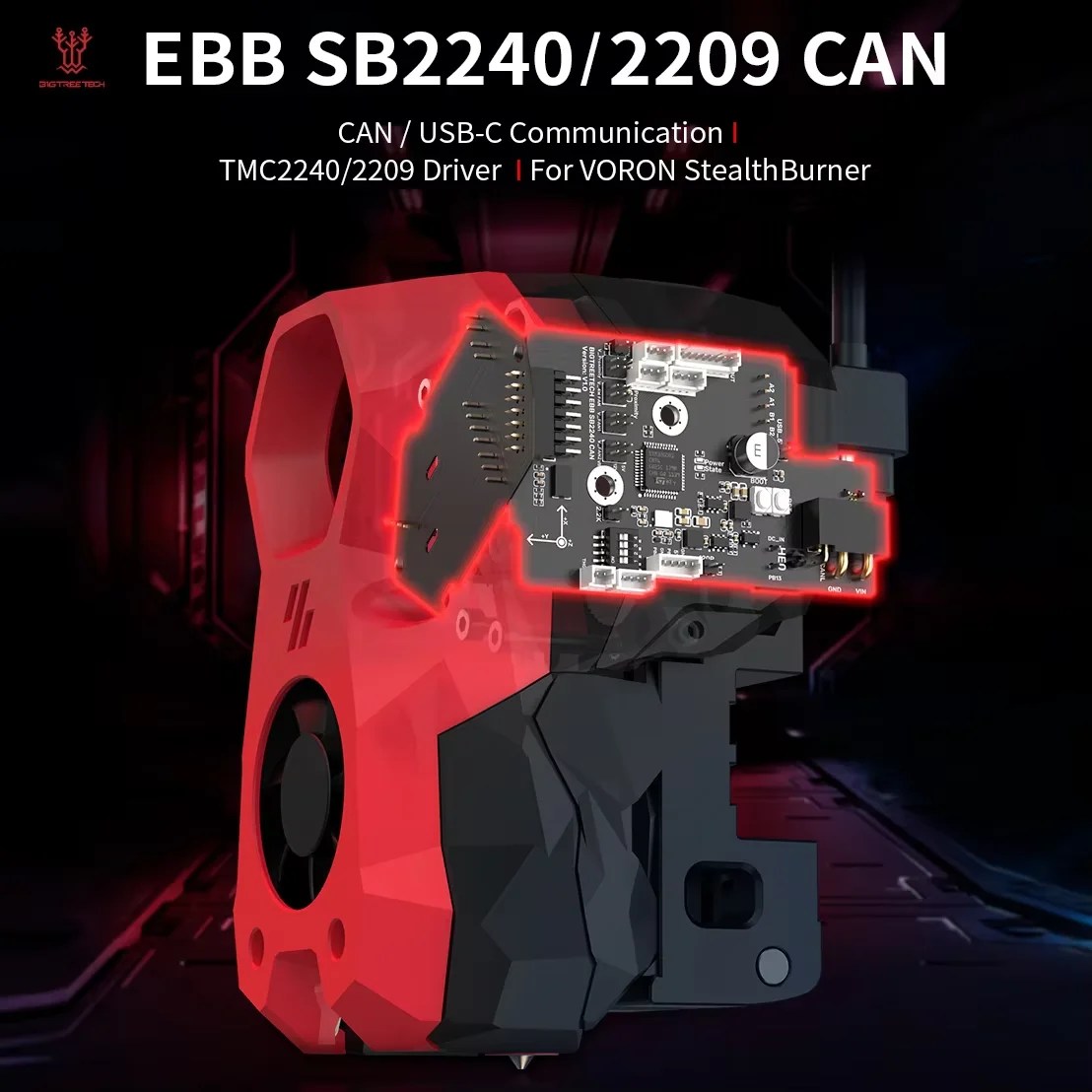 BIGTREETECH EBB SB2209 SB2240 CAN Voron StealthBurner Voron SB Hotend クリッパー Canbus ヘッドツール Max31865 3D プリンタ DIY パーツ