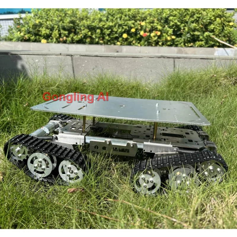 Tank Robot RC 1/16 Châssis 2 Couches Kit Pièces pour DIY