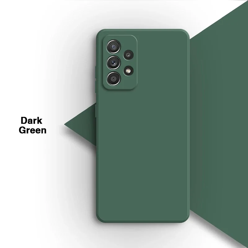 Sleek Pure Color Liquid Silicone Back Cover Case - High-Quality, Simple Design