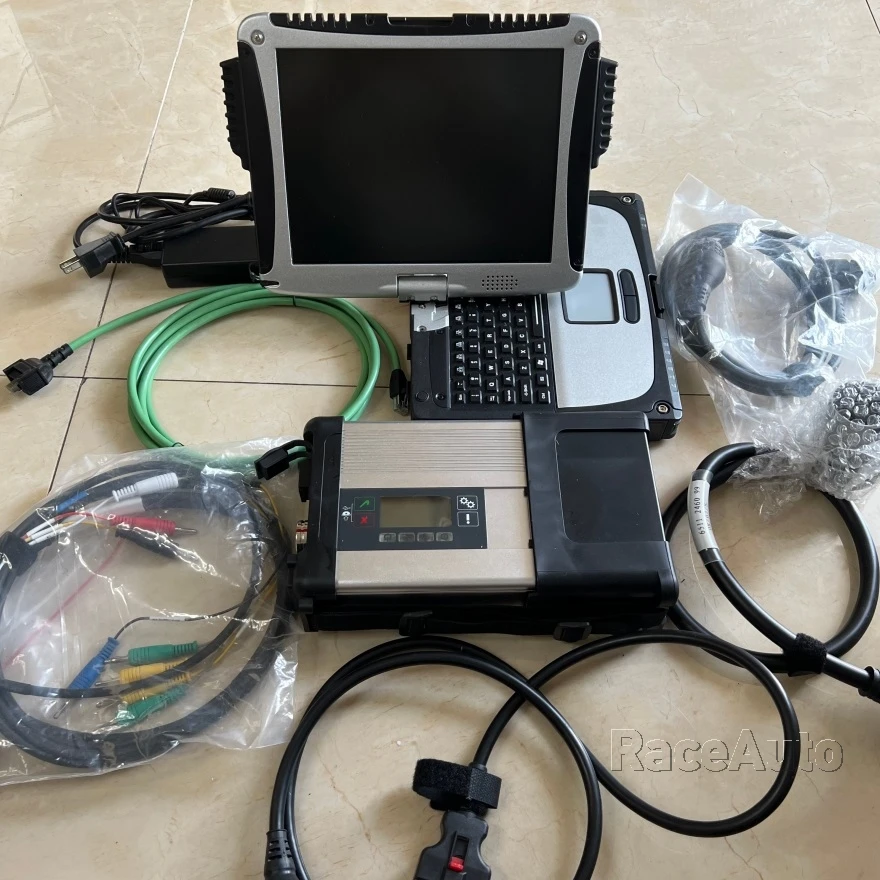 

Diagnostic Tool MB STAR C5 SD CONNECT WIFI DOIP CF-19 Toughbook Laptop 4g Ram I5 480GB SSD SOFTWARE CABLES FULL SET READY TO