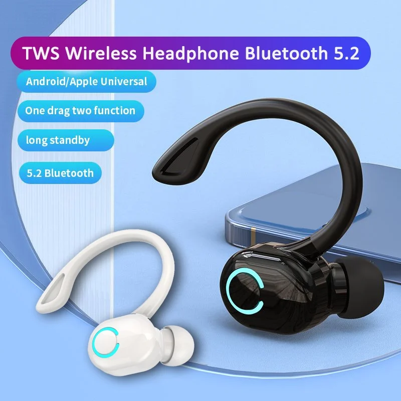 S10 Wireless Bluetooth 5.2 Earpiece Headset Driving HiFi Earbuds Noise