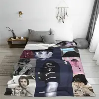 Charles Leclerc Eras Tour Blankets Flannel Summer  Breathable Super Warm Throw Blankets for Bed Outdoor Rug Piece 2