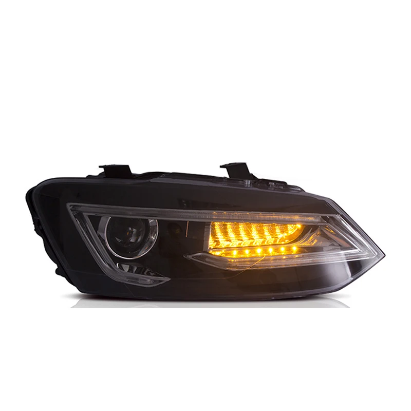 

NAVIHUA Plug and play upgrade full LED Daytime Running Light headlamp head lamp assembly For Polo car Headlight