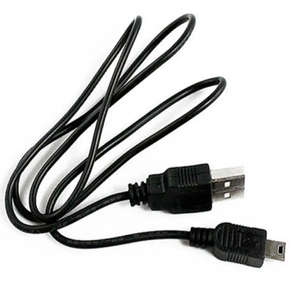 Kabel USB do synchronizacji, ładowania EPS, odtwarzania MP3 i MP4, czarny, 2.0 A na 5-pinowy adapter B