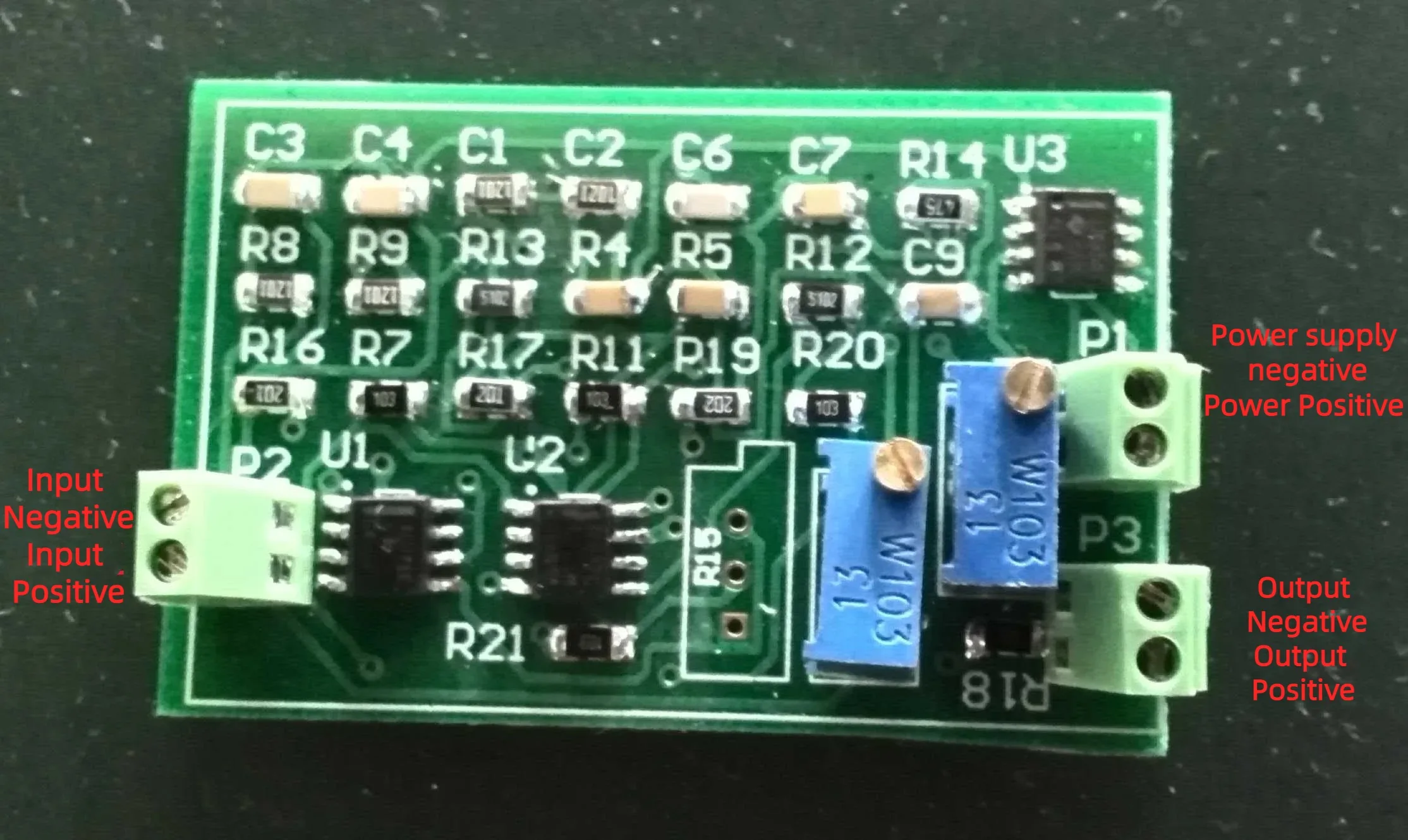 

Charge Amplifier Module Single Power Supply for Single-chip Microcomputer Charge Amplifier Preamplifier