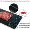 Meat Defrosting Tray Rapid Defrost Plate for Food Natural Miracle Thawing Mat Fast Thaw Board Master Meat Defroster Tray 6