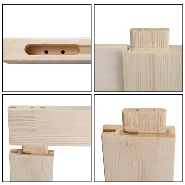  原木色 84*30in 云杉木 不含滑轨 K形 推拉门 谷仓门 木门-30