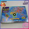 Map Puzzle Attractive High Quality Challenging Interactive Educational Gift Adult World Jigsaw Puzzle Brain Stimulating Pleasure 1