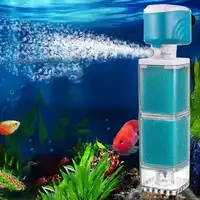 Sponge Filter Aquarium Internal Filter Water Purification Multi-functional Fish Tank Water Pump Wave Make Stool Sucker Air Pump 1