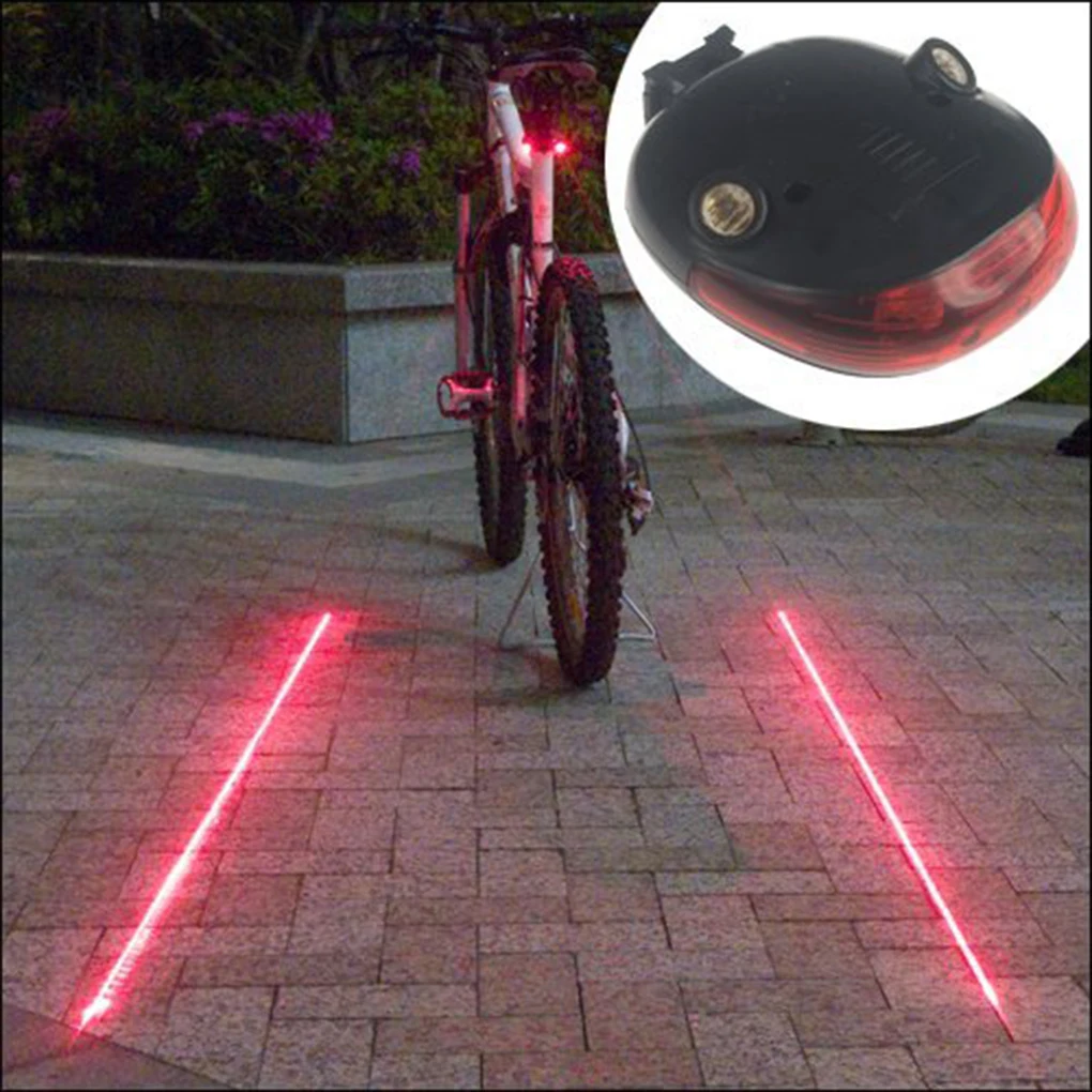 5 LED Cycling Bicycle Bike Flash Taillight Rear Tail Lamp Road Bike Outdoor Safety Warning Lamp