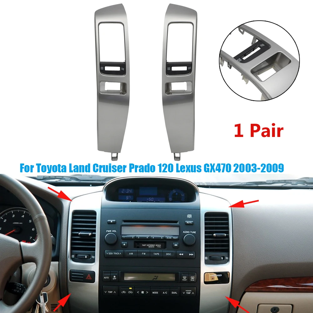 Car Air Conditioner Outlet Frame A/C Vents Plate Panel Left Right for