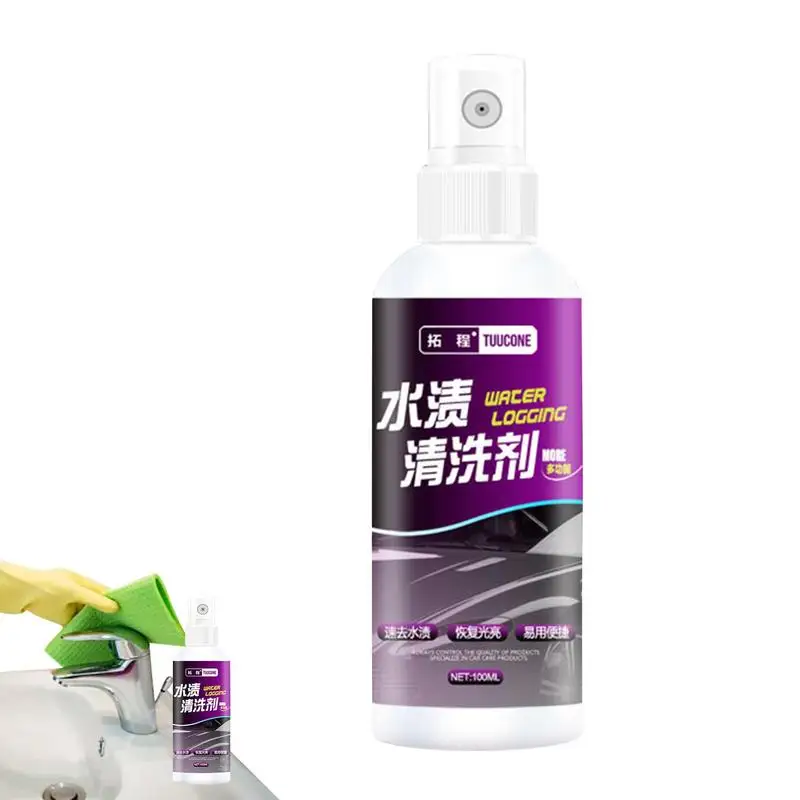 Water Spot Remover Hard Water Stain Remover For Cars Hard Water Stain Remover For Motorcycles Glass Shower Doors Paint Windows