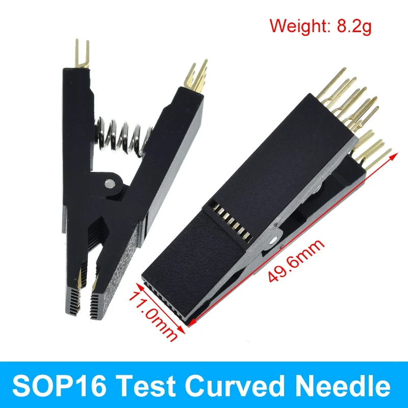 Clip De Prueba Lanko Para Programador SOP16 - Ideal Para Reparar Chips Y Hacer Flasheo En Placas