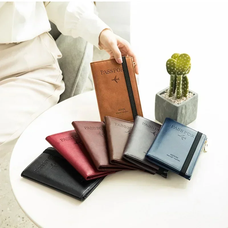 RFID Blocker Passport Holder & Travel Wallet – Slim, Multi-Function Card Holder