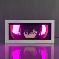 Code Geass Paper Cut Light Box Lelouch Lamperouge Lightbox for Bedroom Decor Desk Anime Shadow Box Kid Birthday Gift Table Lamps 1