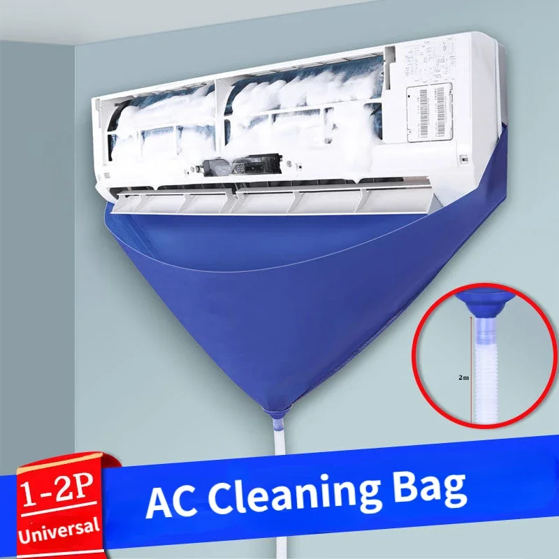 Air conditioner cleaning kit Air conditioner cleaner Air Conditioner Cleaning Bag Waterproof Drain for Washing Air Conditioning Water drain-pipe Ac Cleaning Kit Aircon Cleaner Tools