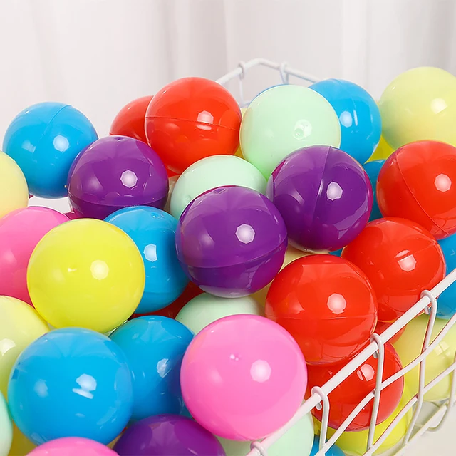 50PCS Mini 32MM Clear Transparency Plastic Capsule Toy Surprise Ball Tiny Container Making Things Model Toy Party Favor In Stock 2