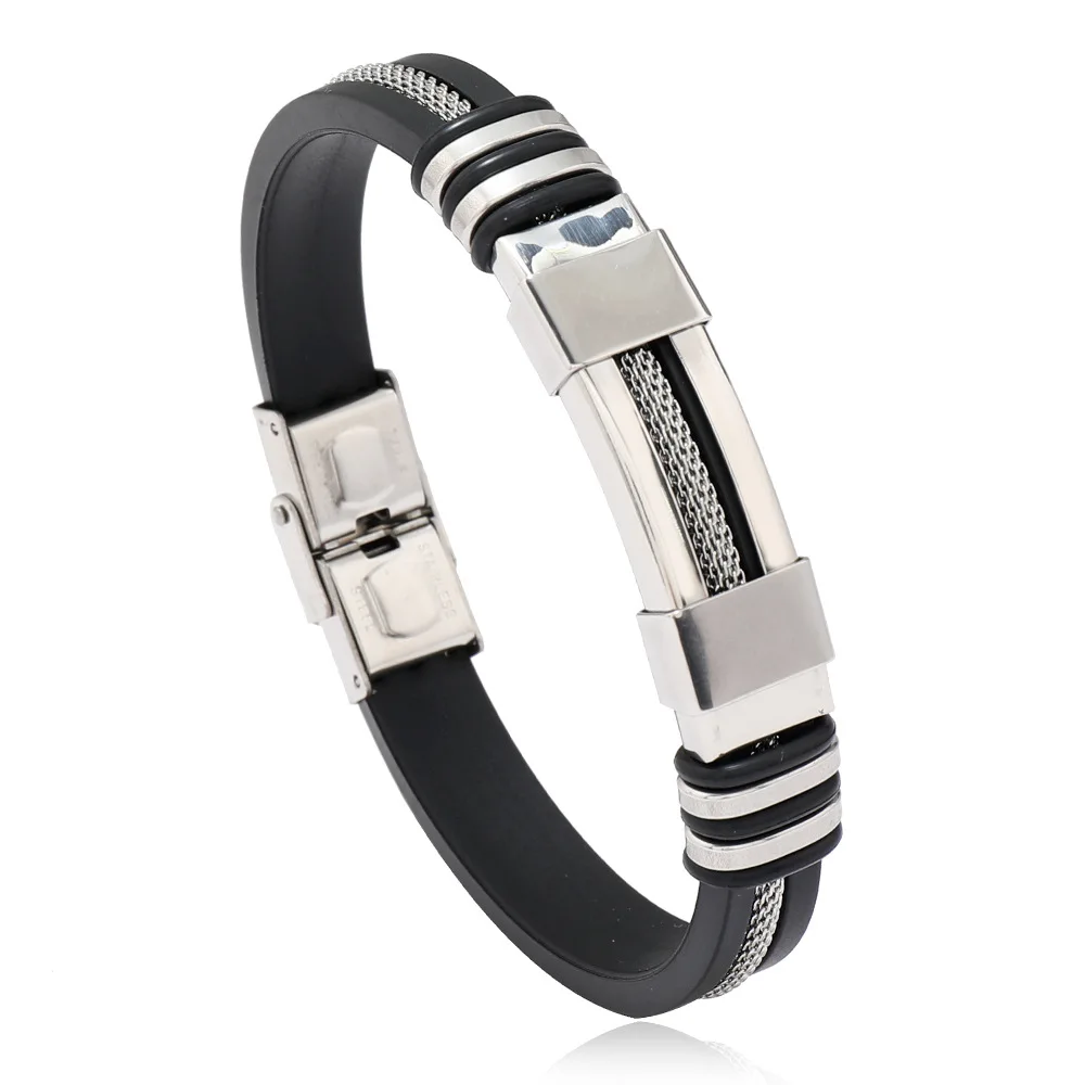 Durable Men's Leather Bracelet