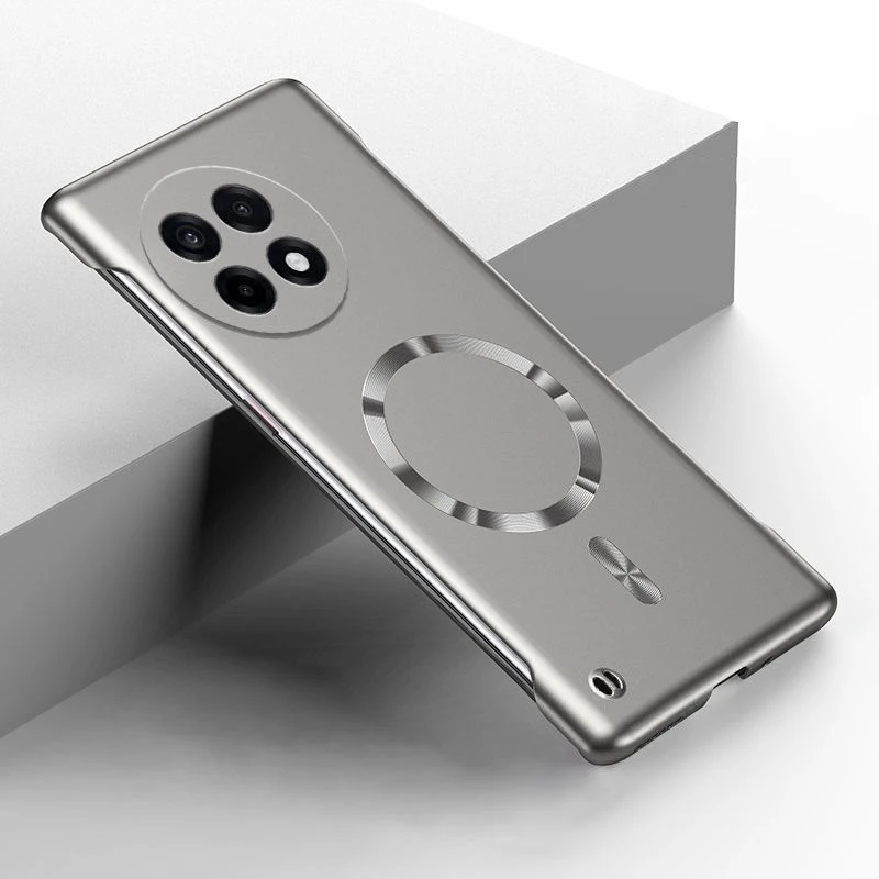 Ultra Thin Metallic Frameless Magnetic Phone Case - Sleek and Durable Design