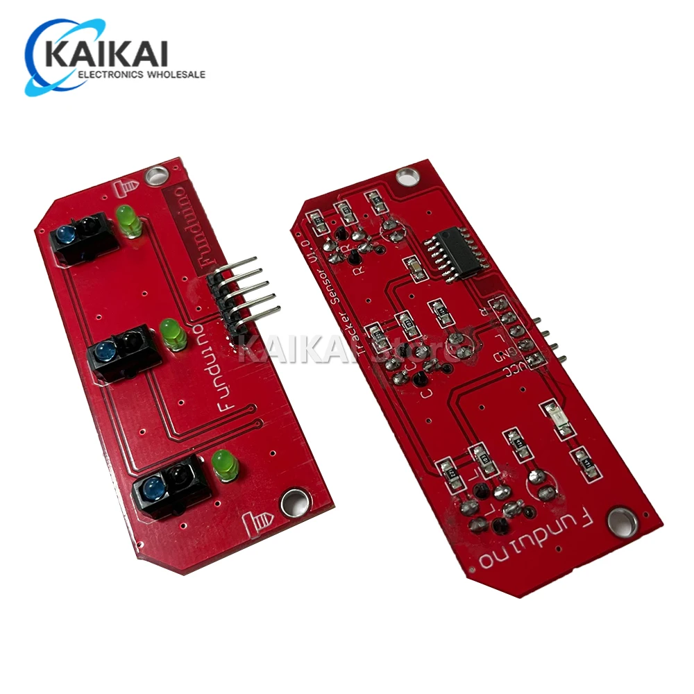 Modulo Sensore Tracker Linea Infrarossi Dc 5V 3 Canali Uscita Rilevatore Trio Sensore Tcrt5000