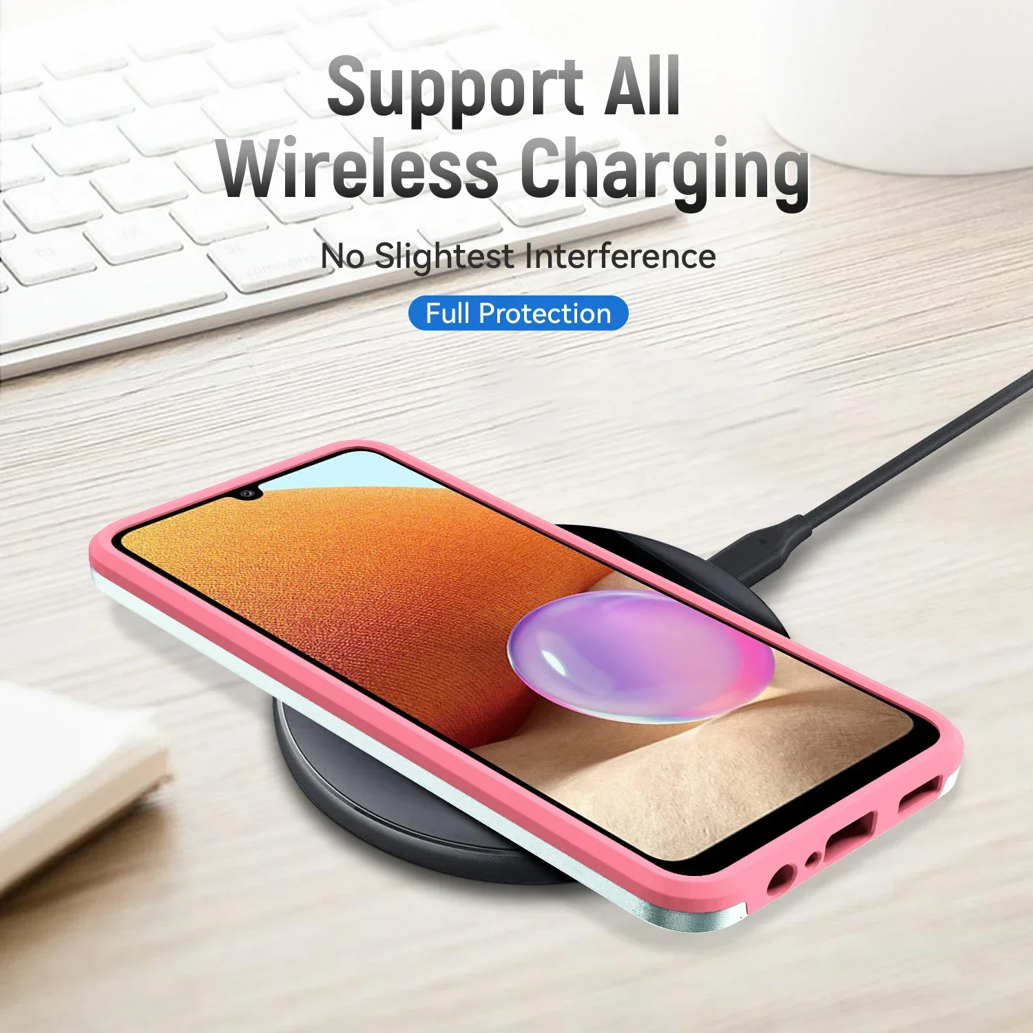 Luxury Transparent Magnetic Protective Case with MagSafe TPU Soft Cover