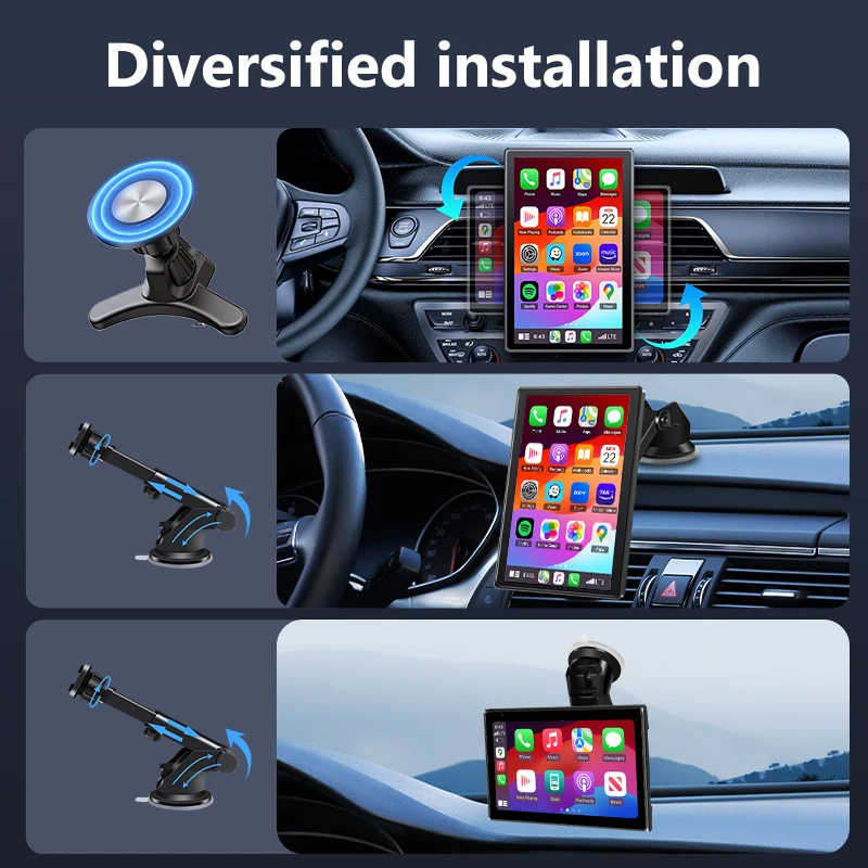 8" Portable Rotating Car Screen 3