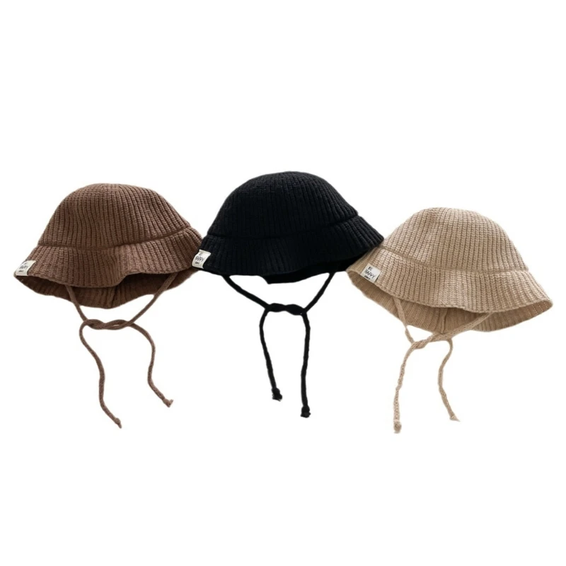 

Baby Big Brim Cap Basin Hat Korean Style Crochet Knitting Fisherman Hat Sun Hat