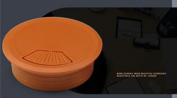 Description Picture 5 of item2pcs 50/53/60/80mm Desk Wire Hole Cover ABS Plastic Round Cable Box Computer Thread Hole Table Line Hole Cover Decorative