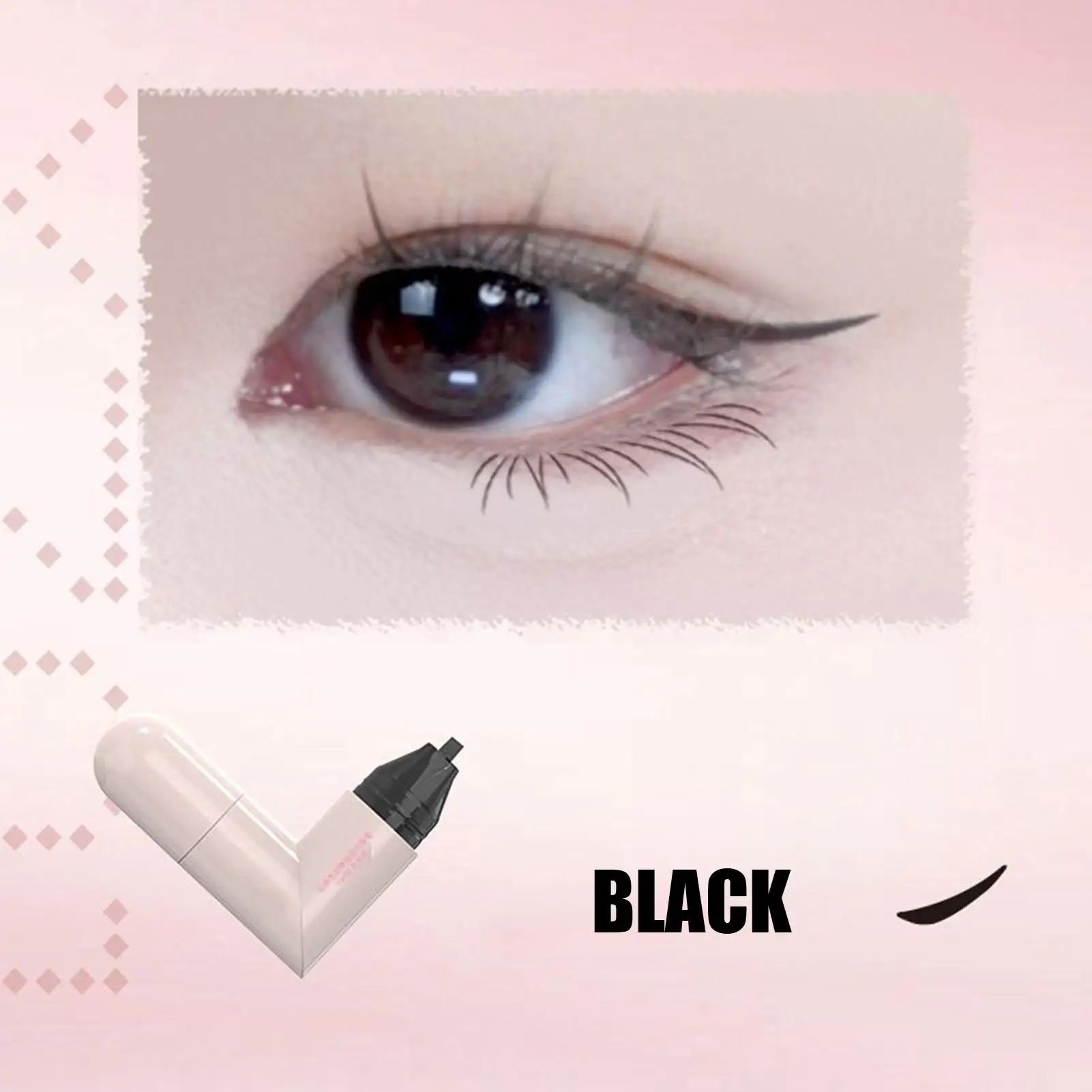 Description Picture 6 of itemWinged Eye Stamp Double-Tip Women Makeup Eye End Wing Stamp Lasting Waterproof Liquid Eye Liner Pen Extended Eye Tail Makeup