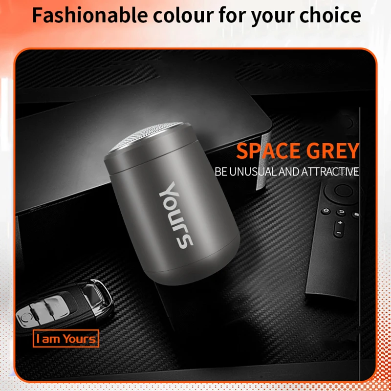 AIKIN Yours 미니 전기 면도기, 블루 그레이 컬러