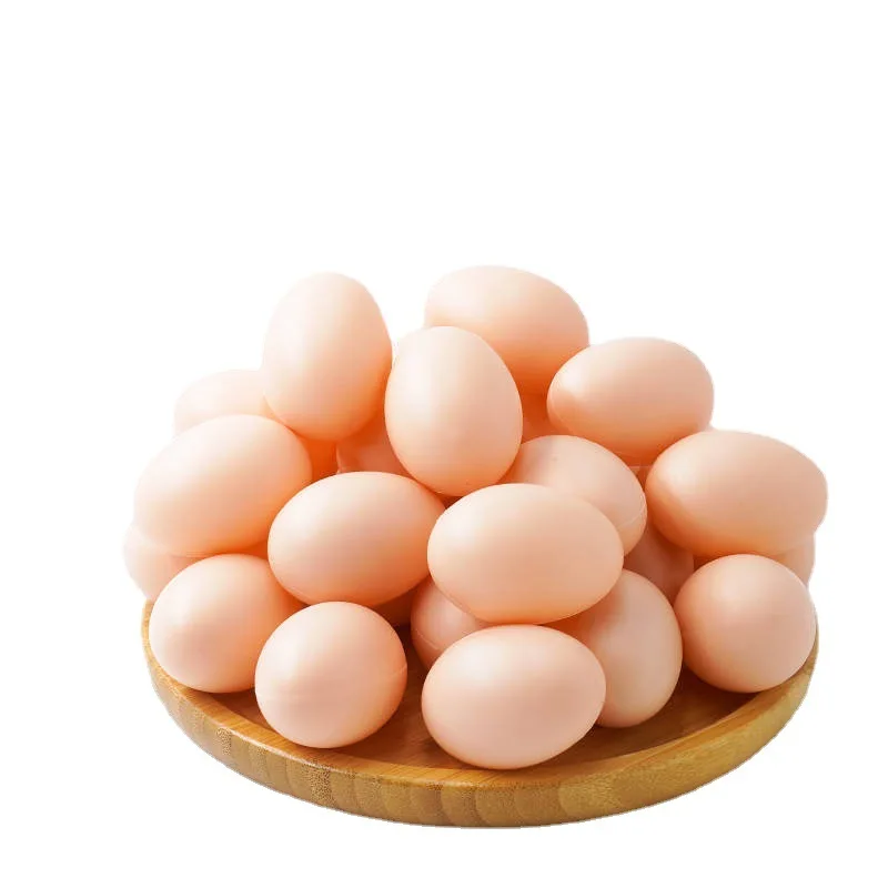 Egg Easter Hen Poultry Hatch Breeding Simulation Fake Plastic Artificial Eggs DIY Painting Egg Easter Party Decor 6/12PCS artificial egg decoration
