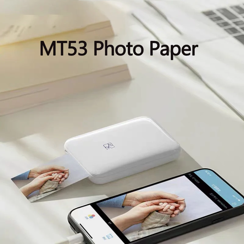 Photo Paper 10pcs 2x3 Inch Sticky-Backed for HPRT MT53 Pocket Printer printer sticker paper,photo paper,printing paper